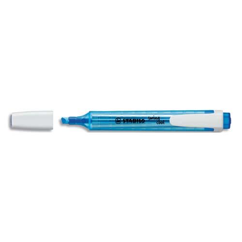 [535653] STABILO swing cool surligneur pointe biseautée - Bleu fluo