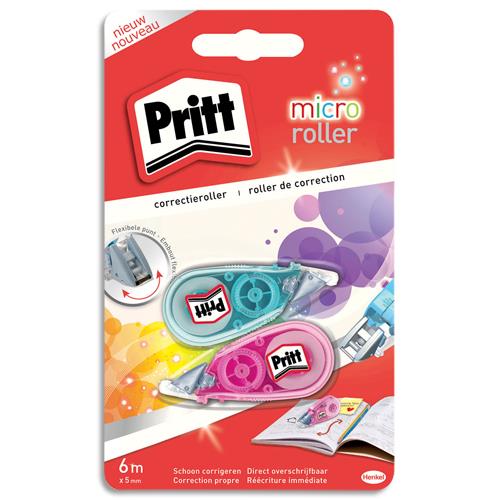 [547058] PRITT Lot de 2 mini rollers de correction MICRO ROLLER