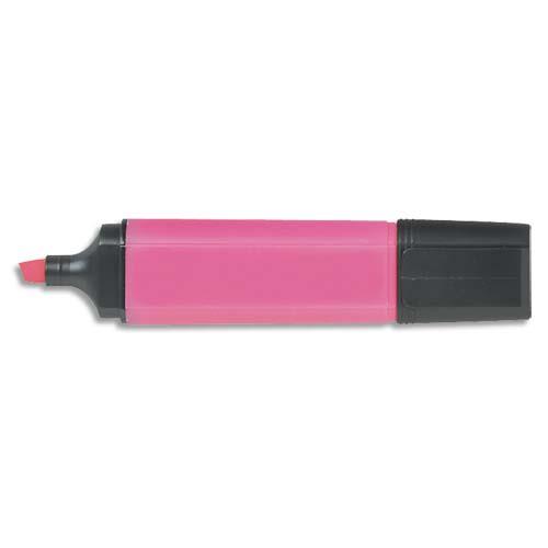 [552919] PERGAMY Surligneur pointe biseautée coloris Rose