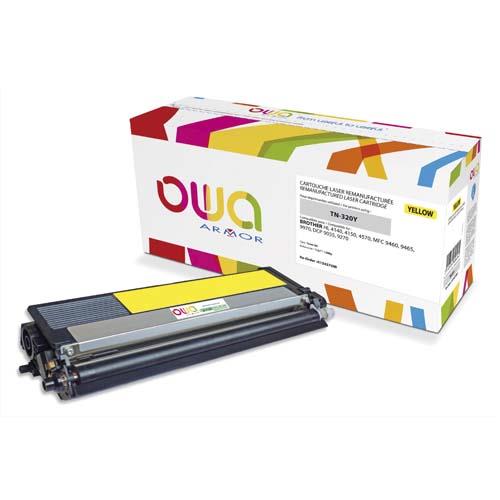 [604849] OWA Cartouche Laser compatible BROTHER TN-320Y K15457OW
