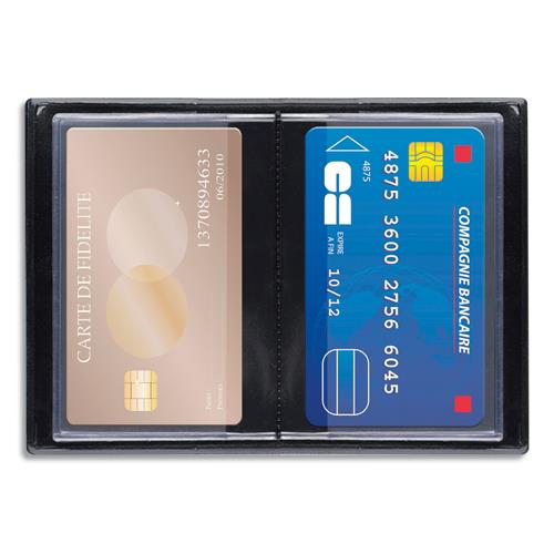 [667928] OXFORD Etuis pour 10 cartes de crédit, 6,5 x 19,5 cm, PVC 15/100eme