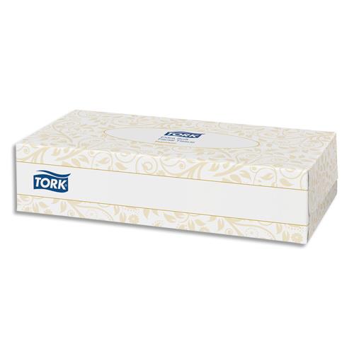 [686396] TORK Boîte de 100 mouchoirs jetables enchevetrés 2 plis Blanc