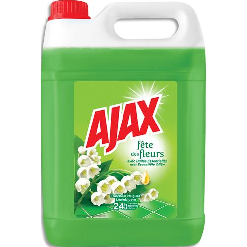 [686787] AJAX Bidon de 5 litres nettoyant parfum fleurs de printemps/ brassé de fleurs