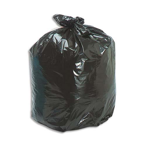 [686906] Boîte de 500 sacs poubelles 30 litres Noir 25 microns
