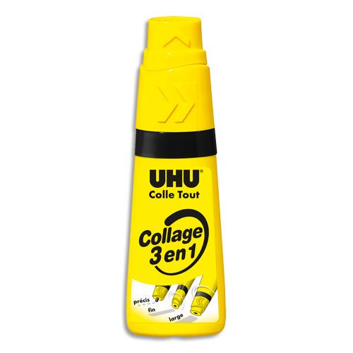 [689554] UHU Tube de colle twist and glue avec solvant, flacon de 35 ml