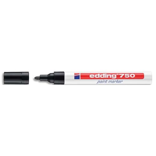 [700966] EDDING Marqueur peinture encre permanente Noire pour toutes surfaces pointe moyenne