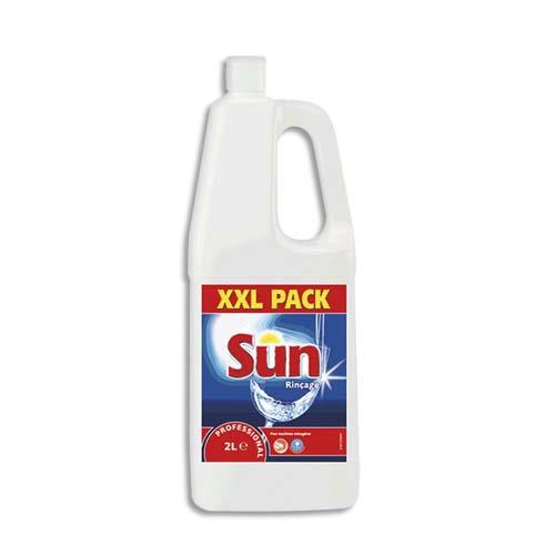 [701256] SUN Bidon de 2 Litres Liquide de rinçage pour lave-vaisselle cycle long