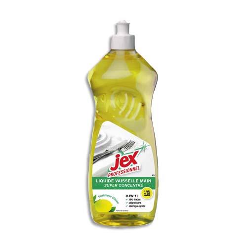 [701297] JEX PROFESSIONNEL Flacon d'1 Litre de Liquide vaisselle doux pour les mains parfum citron