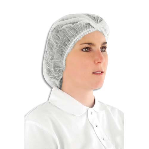 [702858] Boîte de 100 charlottes à clip en polypropylène non-tissé à usage unique et taille unique
