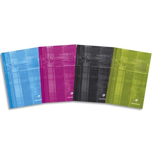 [703075] CLAIREFONTAINE Agenda de bord non millésimé 21x29,7cm 72 pages (coins prédécoupés). Couverture pelliculée