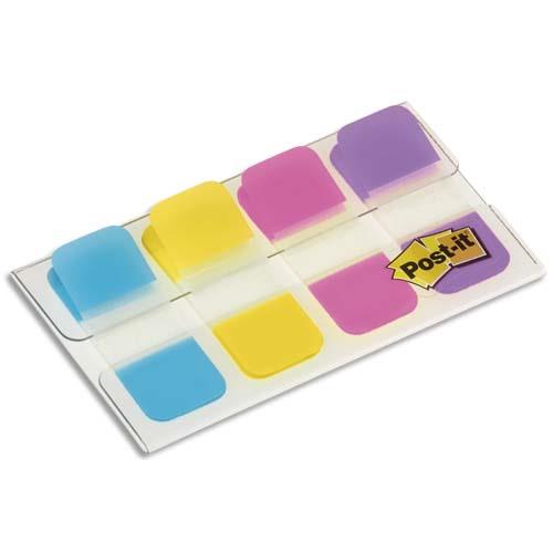[704295] POST-IT Blister de 40 mini marque-pages rigides couleurs vives
