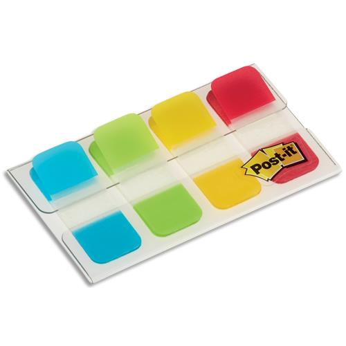 [704296] POST-IT Blister de 40 mini marque-pages rigides couleurs classiques