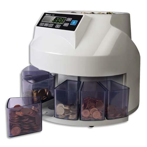 [704634] SAFESCAN Compteuse trieuse de pièces 1250 Blanche 113-0547 (dont eco-taxe de 0,10 €)