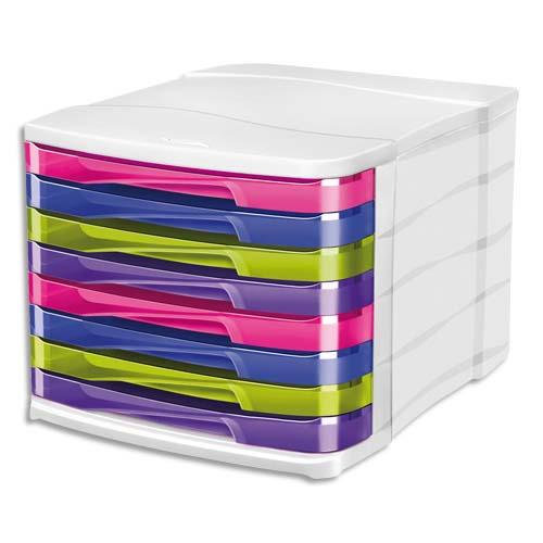[139203] CEP Module de classement 8 tiroirs 398HM - Dimensions L29,2 x H24,6 x P38,6 cm multicolore