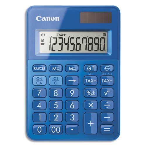 [704696] CANON Calculatrice de poche LS-100K MBL Bleue 0289C001AA (dont eco-taxe de 0,02 €)