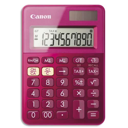 [704698] CANON Calculatrice de poche LS-100K MPK Rose 0289C003 (dont eco-taxe de 0,02 €)