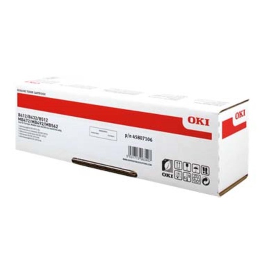 [705169] OKI Toner Noir 45807106 (dont eco-taxe de 0,05 €)
