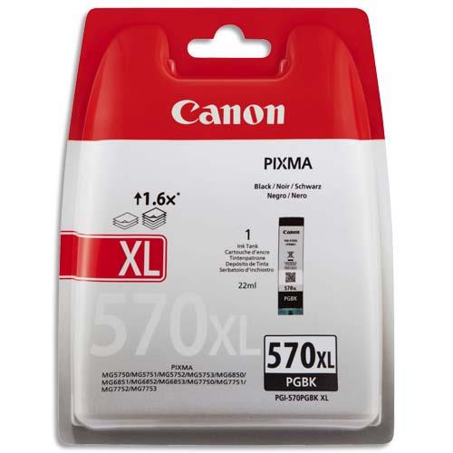 [705217] CANON Cartouche Jet d'encre PGI-570XL Noir 0318C001AA (dont eco-taxe de 0,01 €)
