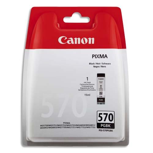 [705223] CANON Cartouche Jet d'encre PGI-570 Noir 0372C001AA (dont eco-taxe de 0,01 €)