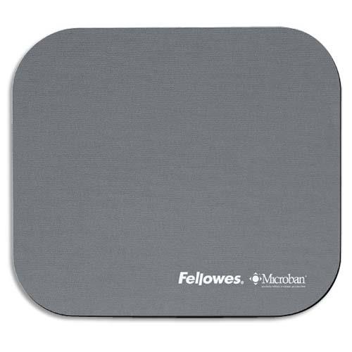 [705359] FELLOWES Tapis de souris antibactérien Argent Microban 5934005