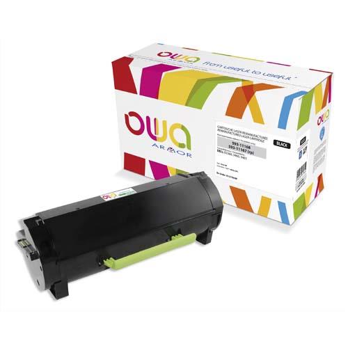 [705915] OWA Cartouche compatible Laser Noir DELL 593-11168 K15770OW