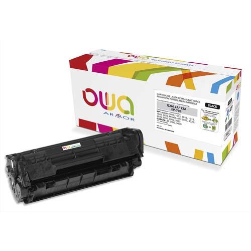 [705926] OWA Cartouche compatible Laser Noir HP Q2612A K11997OW