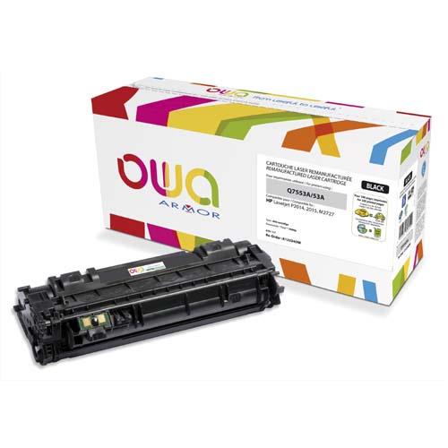 [705931] OWA Cartouche compatible Laser Noir HP Q7553A K12334OW