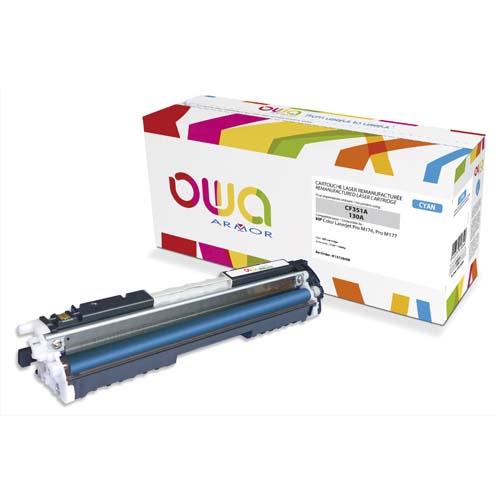 [705953] OWA Cartouche compatible Laser Cyan HP CF351A K15729OW