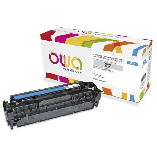 [705960] OWA Cartouche compatible Laser Cyan HP CF381A K15750OW