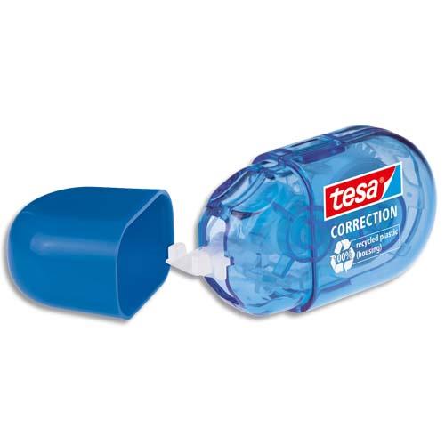 [706134] TESA mini roller correction facile, nette et précise Bleu ecologo 6Mx5mm