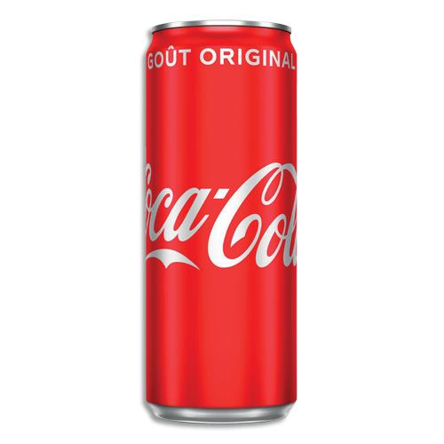 [711339] COCA-COLA Canette Slim de boisson gazeuse pétillante de 33 cl