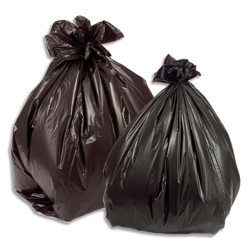 [717949] Boîte de 200 sacs poubelles basse densité 100 litres Noir 35 microns