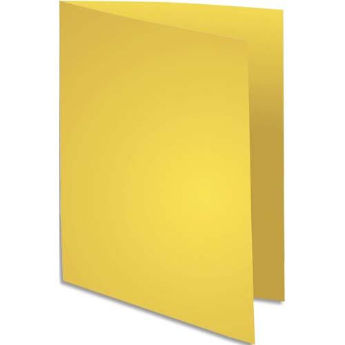 [736001] EXACOMPTA Paquet de 100 chemises FLASH 220 gr coloris Jaune canari, 100% recyclé