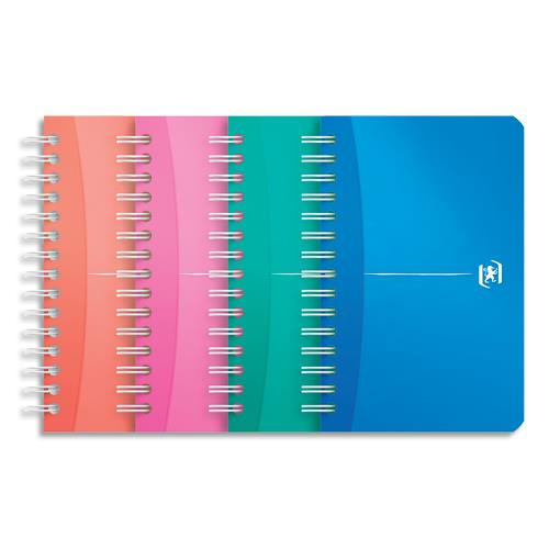 [741222] OXFORD Carnet reliure intégrale 9x14cm 180pages 5x5 - Couvertures polypro assorties - OXFORD My COLOR