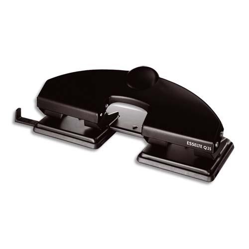 [744823] ESSELTE Perforateur 4 trous 25 feuilles - Noir