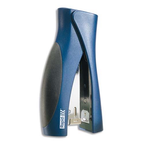 [744971] RAPID Pince agrafeuse StandUp F20. Agrafes 24/6 et 26/6. 20 feuilles. Bleu.