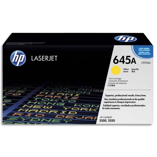 [746476] HP Cartouche Laser Jaune C9732A (dont eco-taxe de 0,20 €)
