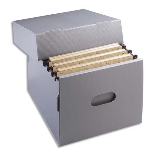 [750663] EXTENDOS Conteneur pour dossiers suspendus 100% recyclable