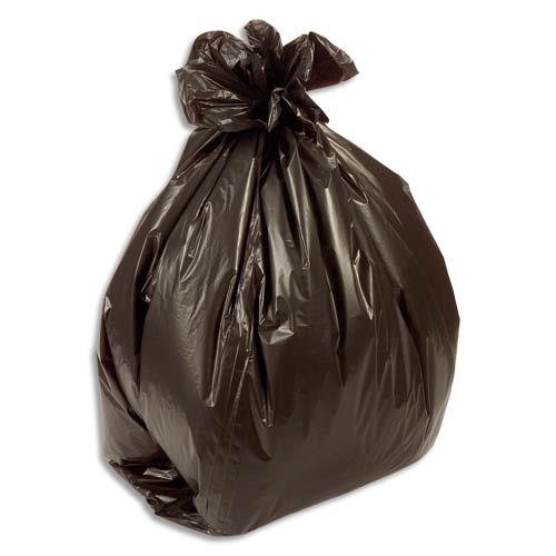 [750976] Boîte de 500 sacs poubelles fin 50 litres Noir 14 microns