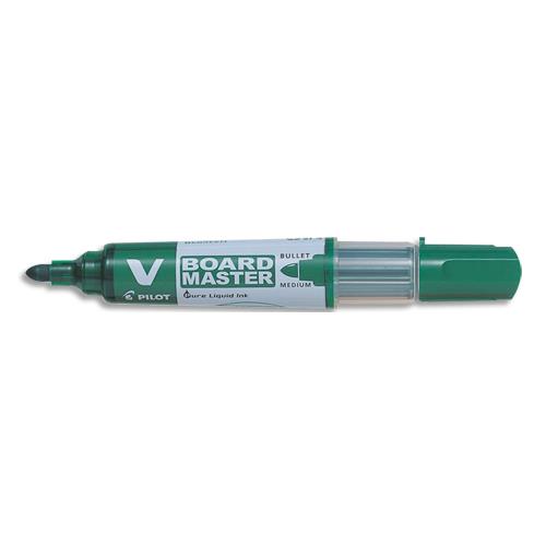 [756485] PILOT Marqueur effaçable à sec, pointe ogive, VBOARD MASTER Vert de 355790