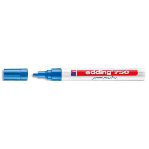 [759410] EDDING Marqueur peinture E750 laque Bleu, pointe moyenne ogive, 840003