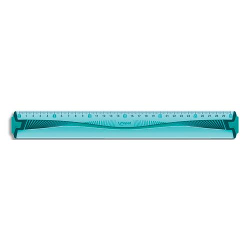 [763724] MAPED Règle plastique 30 cm - incassable - disponible dans différentes couleurs