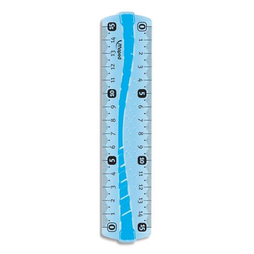 [763848] MAPED Incassable - Règle plastique 15 cm - incassable - disponible dans différentes couleurs