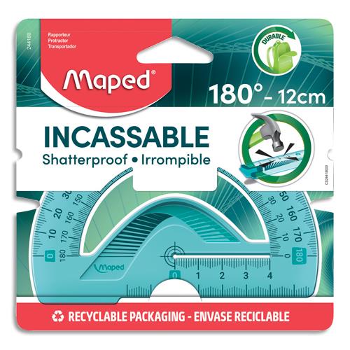 [763856] MAPED Rapporteur 180° 12cm incassable