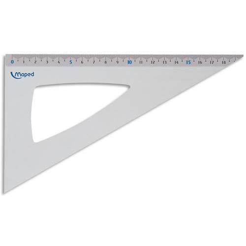 [763902] MAPED Equerre 60° 21 cm aluminium anodisé