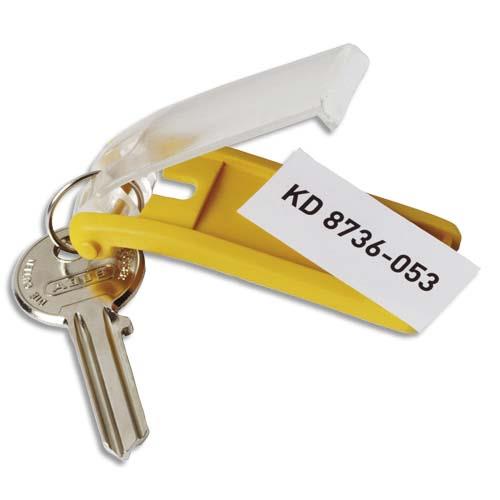 [768624] DURABLE Sachet de 6 porte-clés KEY CLIP assortis