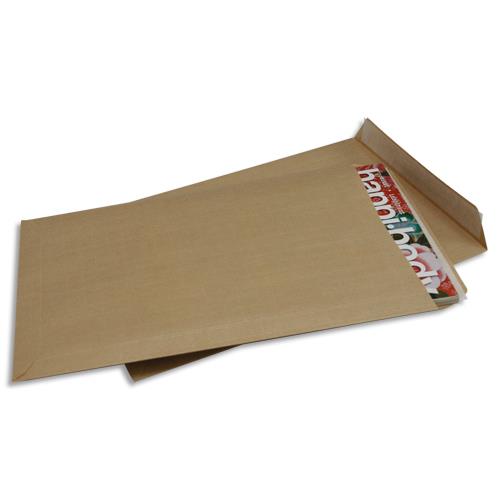 [777204] Boîte de 250 pochettes kraft brun auto-adhésives 90g format 229x324 mm C4