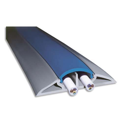 [777927] VISO Protège-câbles souple Gris longueur 3 mètres - 66 x 15 mm / ouverture 12 x 19 mm