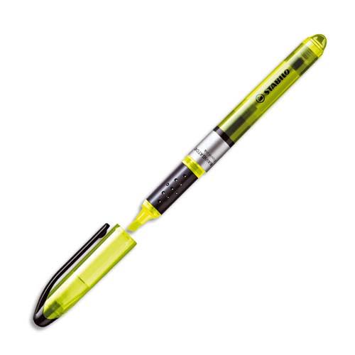 [782543] STABILO NAVIGATOR surligneur pointe biseautée - Jaune fluo