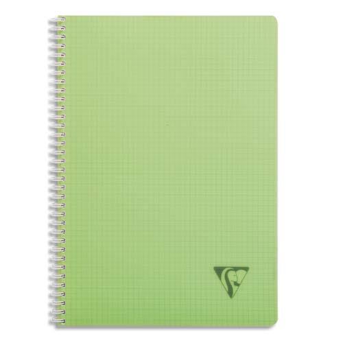 [786978] CLAIREFONTAINE Cahier Linicolor spirale polypropylène 100 pages Seyès format 21x29,7cm. Coloris assortis